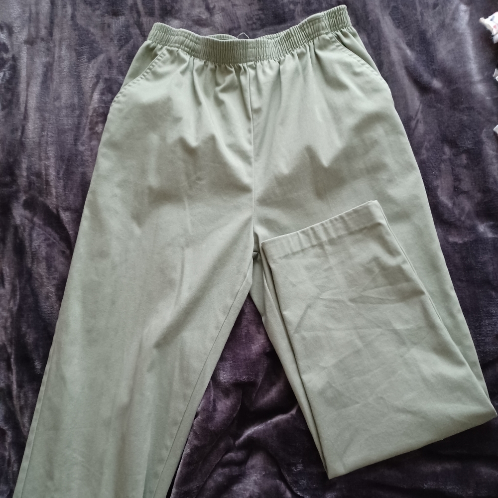 Sage green pants